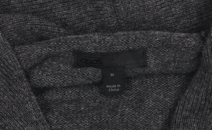 ASOS Men's Grey Wool Cardigan M, Button Down