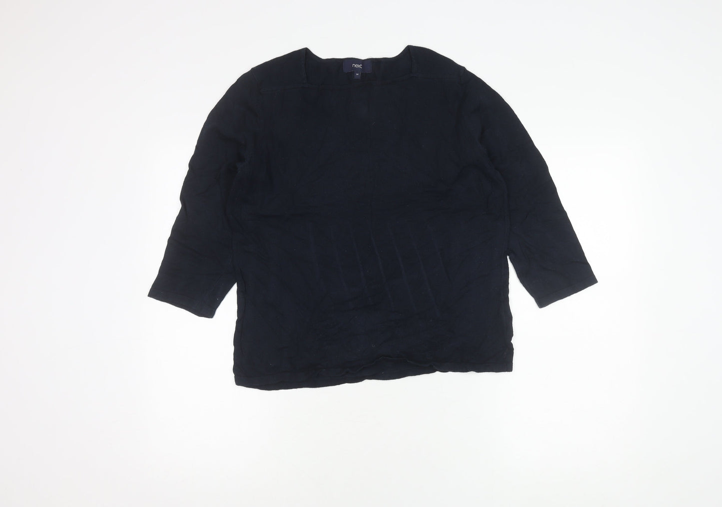Womens UK Size 14 NEXT Blue Basic Blouse