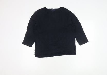 Womens UK Size 14 NEXT Blue Basic Blouse