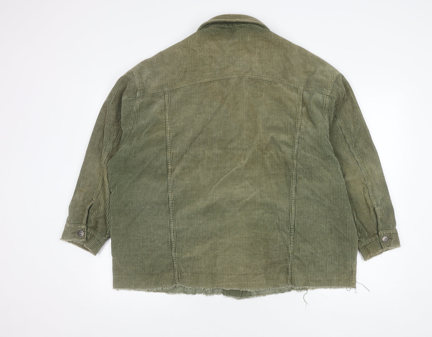 Womens UK Size 14 Zara Green Basic Jacket