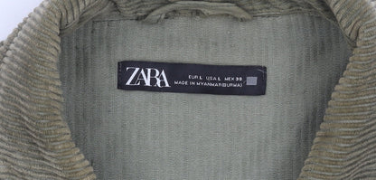 Womens UK Size 14 Zara Green Basic Jacket