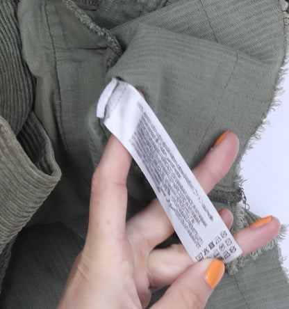Womens UK Size 14 Zara Green Basic Jacket