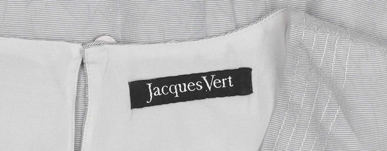 Jacques Vert Women's Grey Sleeveless Blouse Size 10