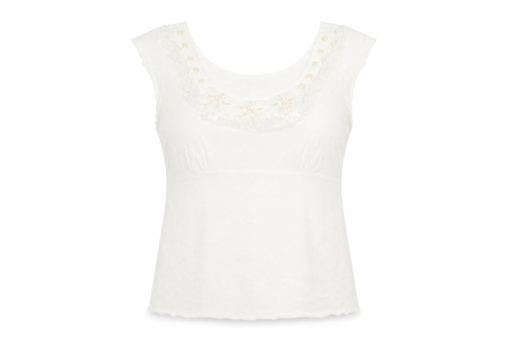 Womens UK Size 22 Marks and Spencer White Basic Tank