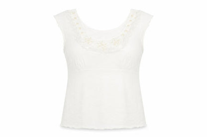 Womens UK Size 22 Marks and Spencer White Basic Tank