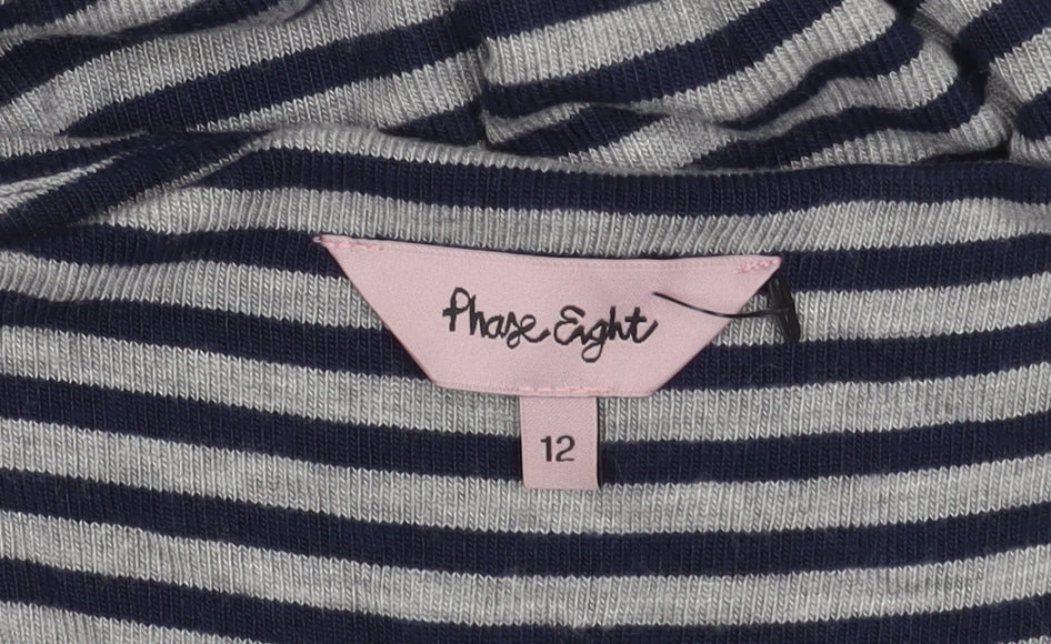 Womens UK Size 12 Phase Eight Blue Basic Blouse