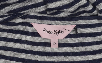 Womens UK Size 12 Phase Eight Blue Basic Blouse