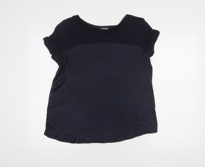 Womens UK Size 14 Phase Eight Blue Basic Blouse