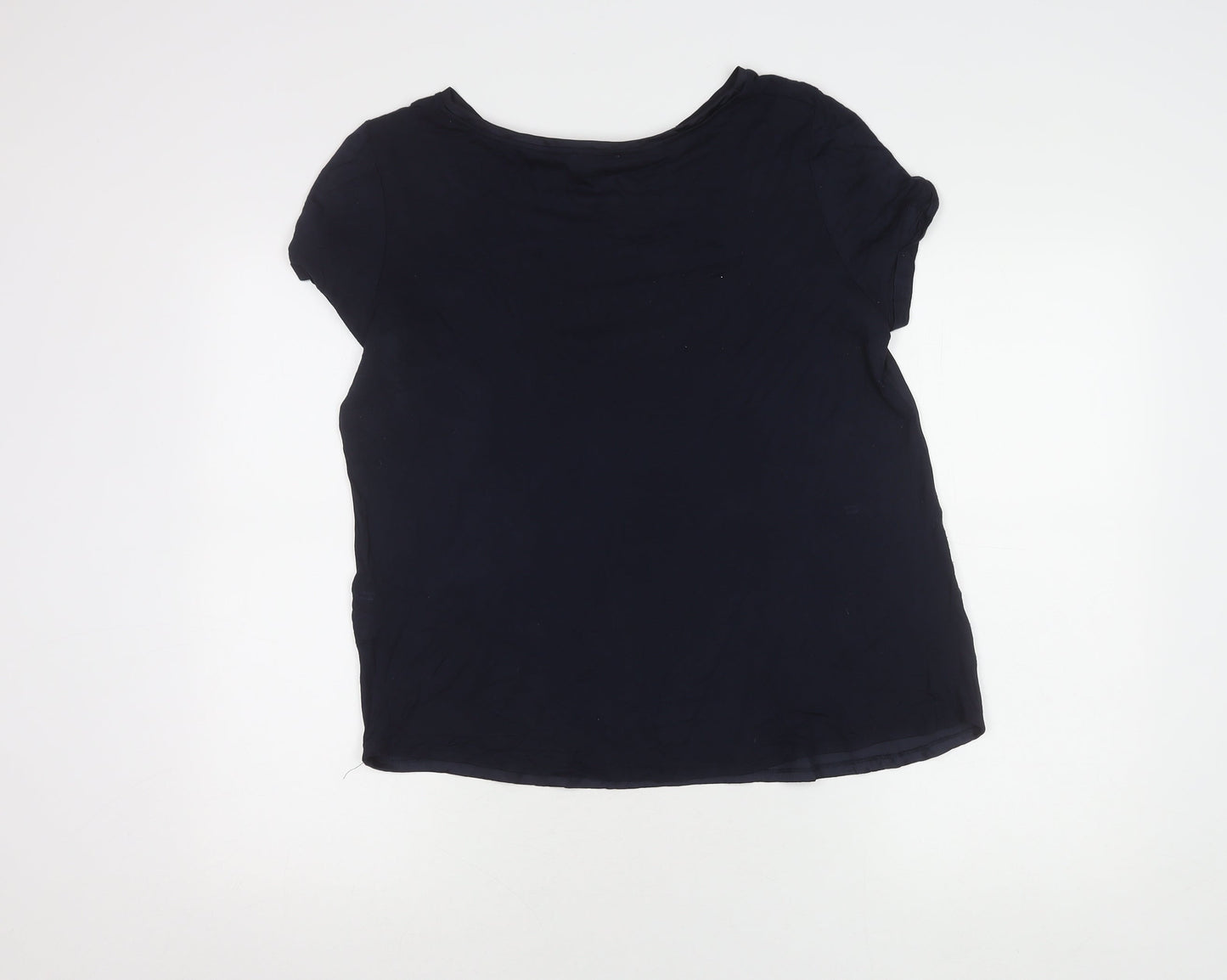 Womens UK Size 14 Phase Eight Blue Basic Blouse