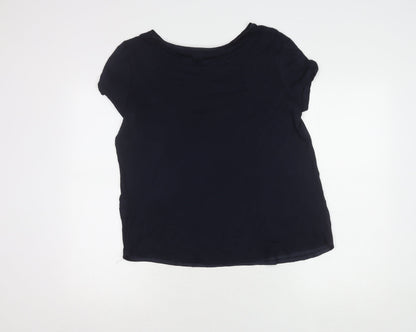 Womens UK Size 14 Phase Eight Blue Basic Blouse