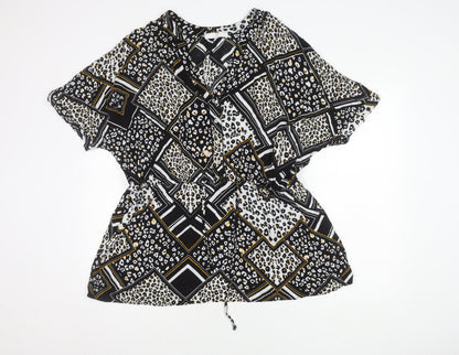 Womens UK Size 20 Julipa Multicoloured Tunic Blouse
