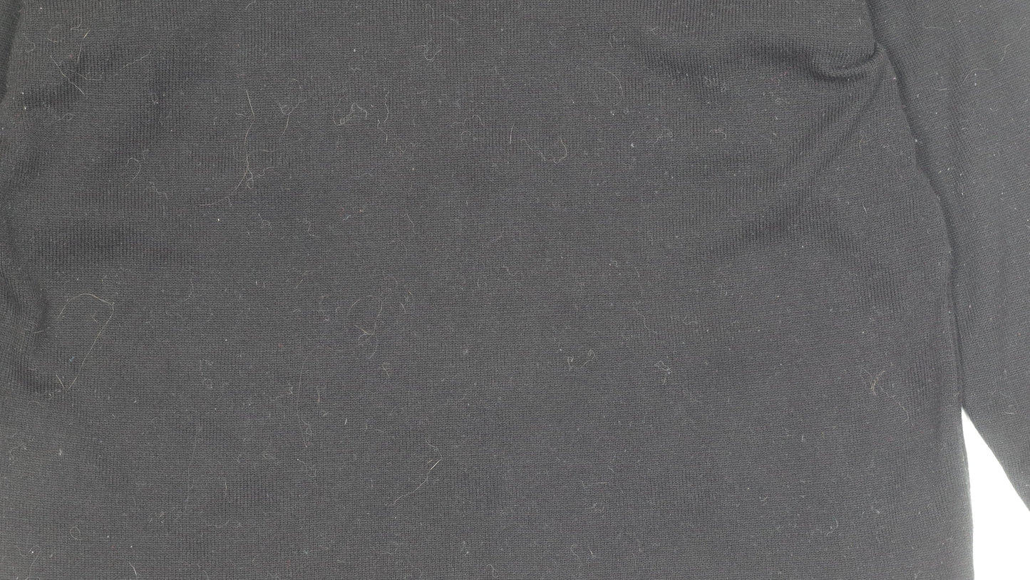 Womens UK Size L Jan Eva Black Pullover Jumper