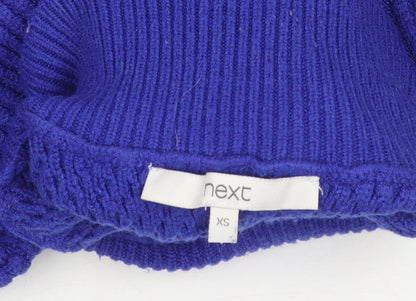Womens UK Size XS NEXT Blue Pullover Jumper