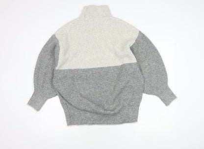Womens UK Size S H&M Grey Pullover Jumper