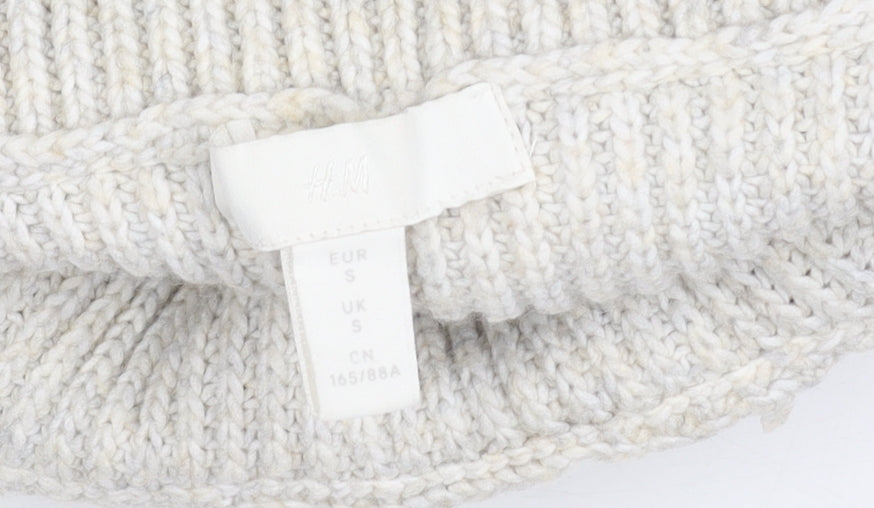 Womens UK Size S H&M Grey Pullover Jumper