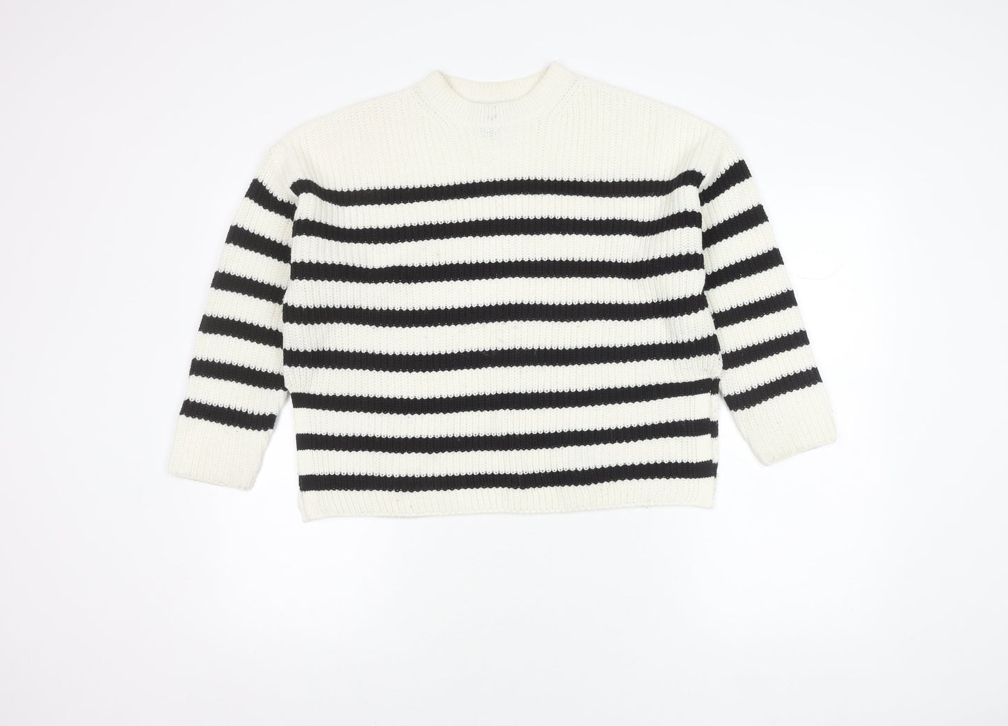 Womens UK Size S New Look Multicoloured Pullover Jumper