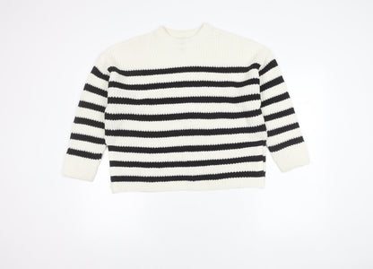 Womens UK Size S New Look Multicoloured Pullover Jumper