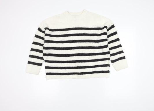 Womens UK Size S New Look Multicoloured Pullover Jumper