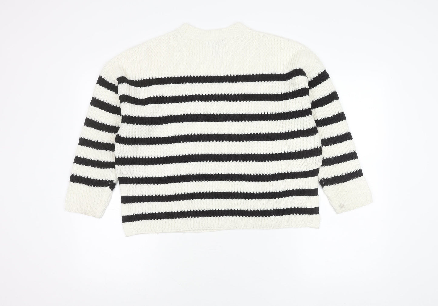 Womens UK Size S New Look Multicoloured Pullover Jumper