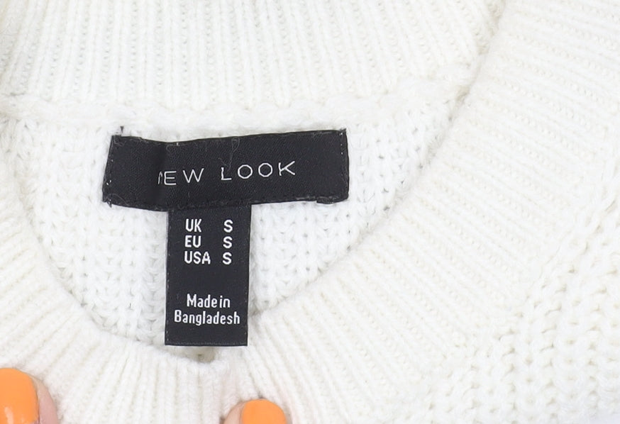 Womens UK Size S New Look Multicoloured Pullover Jumper