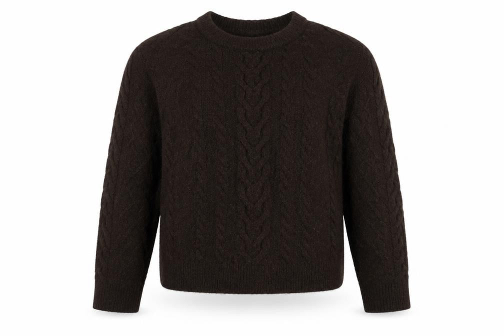 Mens UK Size M H&M Brown Pullover Jumper