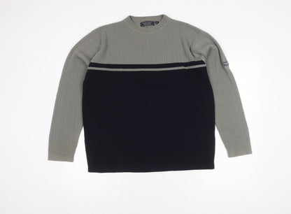 James Darby Men's Grey Pullover Jumper M