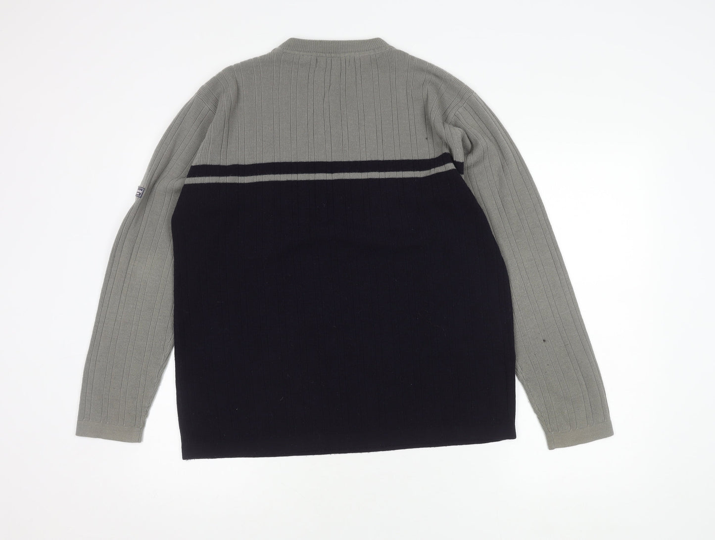 James Darby Men's Grey Pullover Jumper M