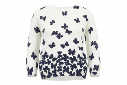 Womens UK Size 12 Debenhams White Pullover Jumper