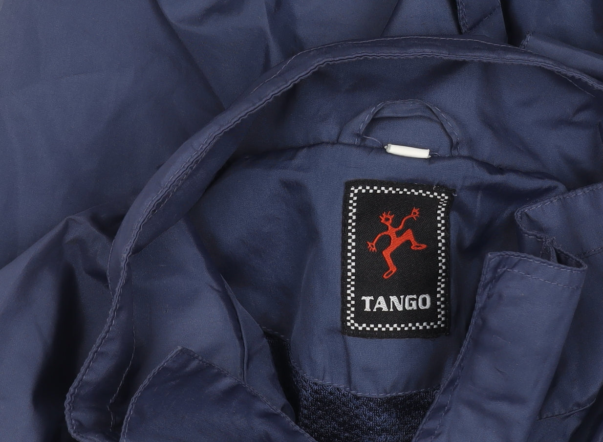 Tango Boys Blue Hooded Jacket 5-6 Years, Polyester