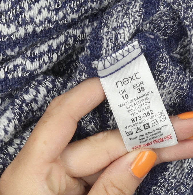 Womens UK Size 10 NEXT Blue Pullover Jumper