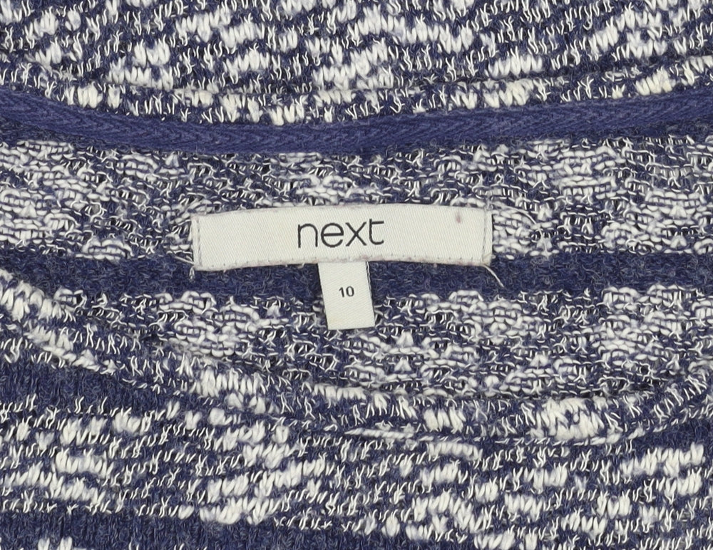 Womens UK Size 10 NEXT Blue Pullover Jumper