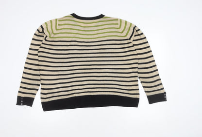 Womens UK Size 14 Marks and Spencer Green Pullover Jumper