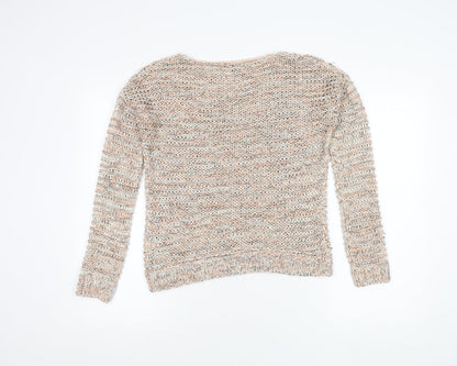 Womens UK Size S New Look Multicoloured Pullover Jumper