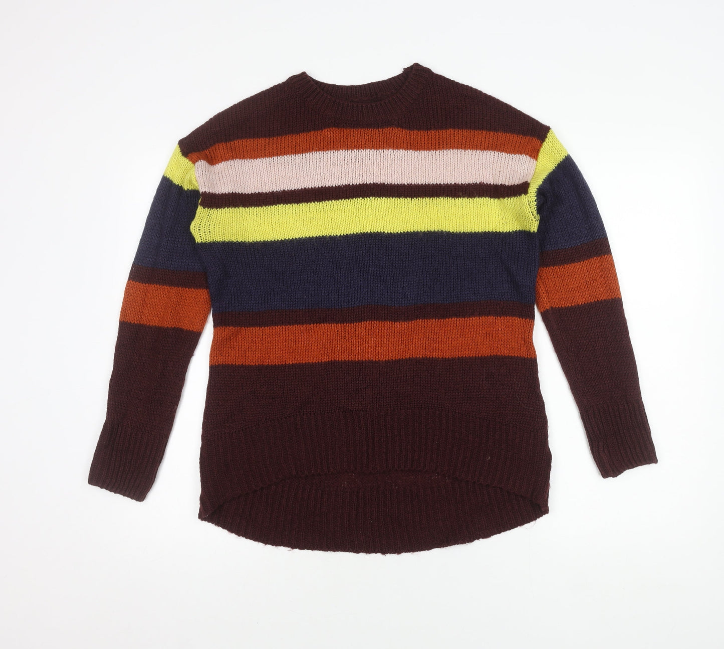 Womens UK Size S New Look Multicoloured Pullover Jumper