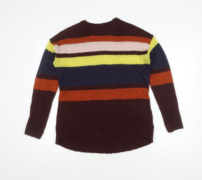 Womens UK Size S New Look Multicoloured Pullover Jumper