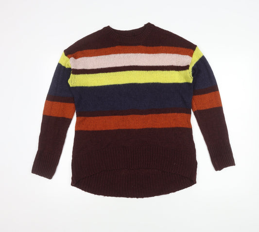 Womens UK Size S New Look Multicoloured Pullover Jumper