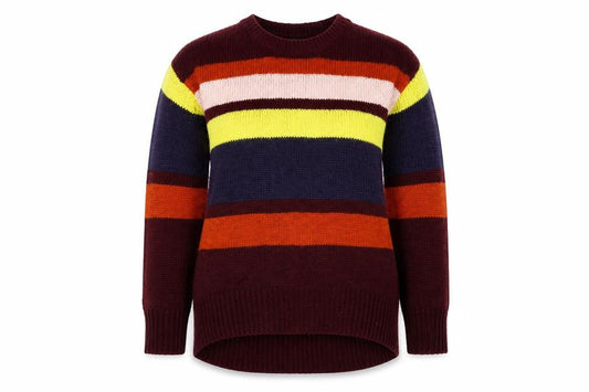 Womens UK Size S New Look Multicoloured Pullover Jumper