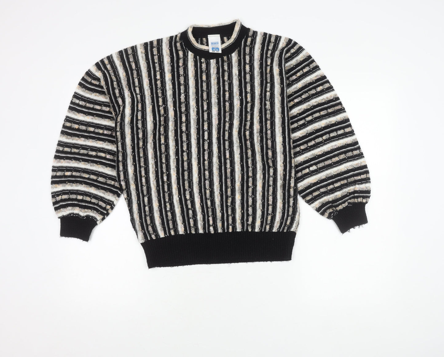 Womens UK Size 10 BHS Black Pullover Jumper