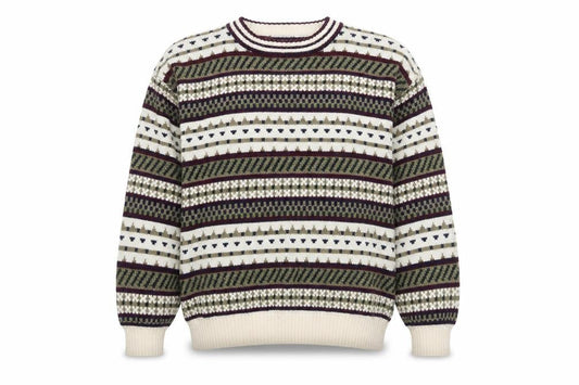 The Men's Store Fair Isle Pullover M Multicoloured
