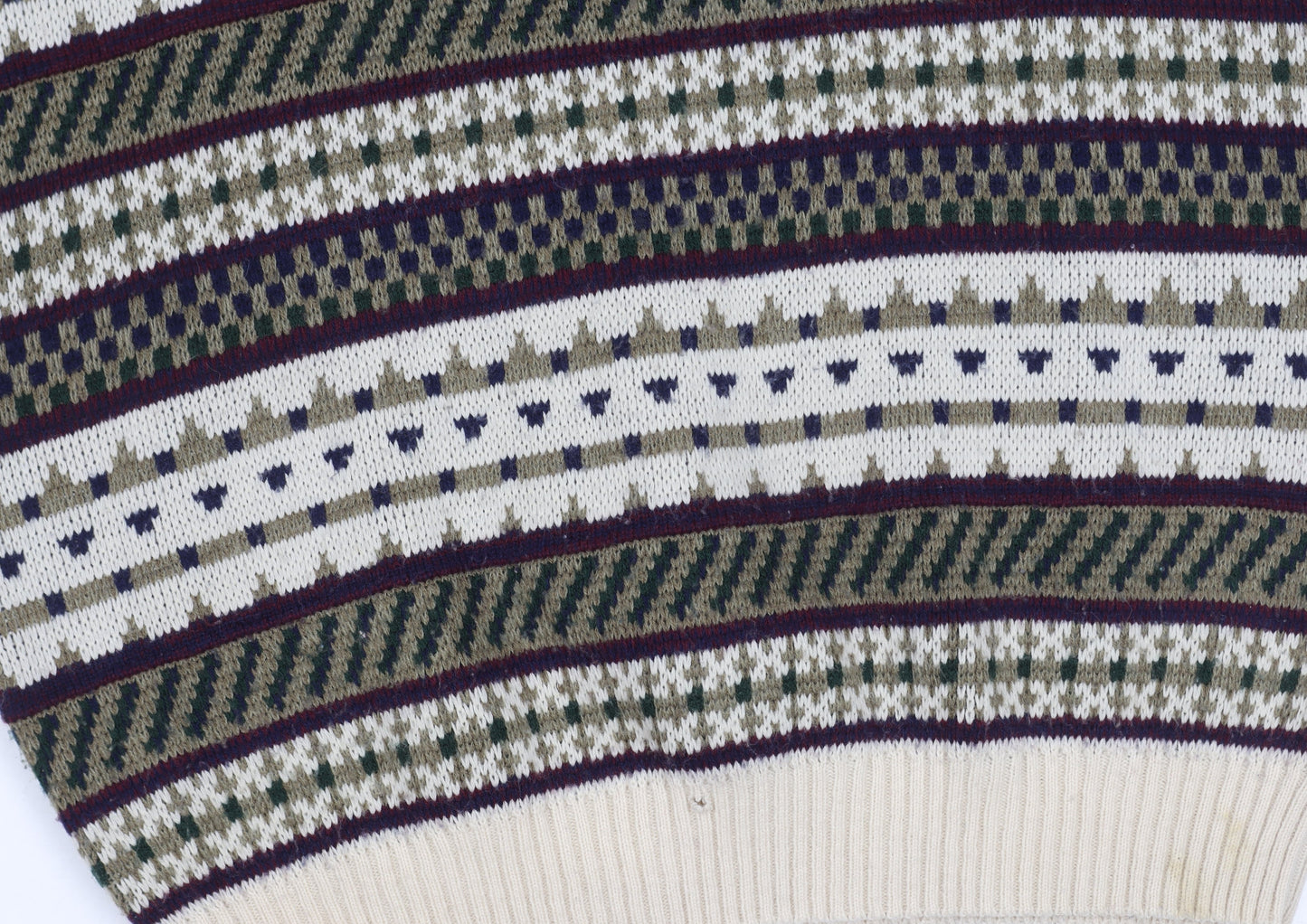 The Men's Store Fair Isle Pullover M Multicoloured