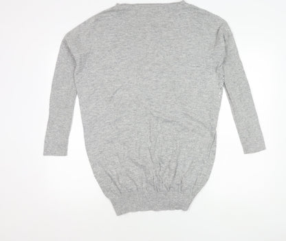 Womens UK Size 10 NEXT Grey Pullover Jumper