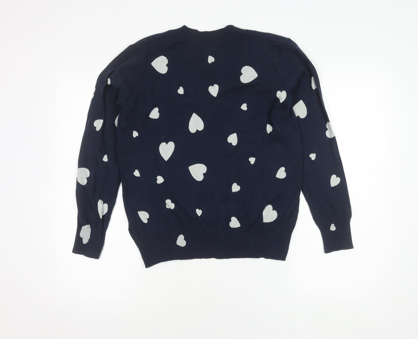 Womens UK Size S Marks and Spencer Blue Pullover Jumper