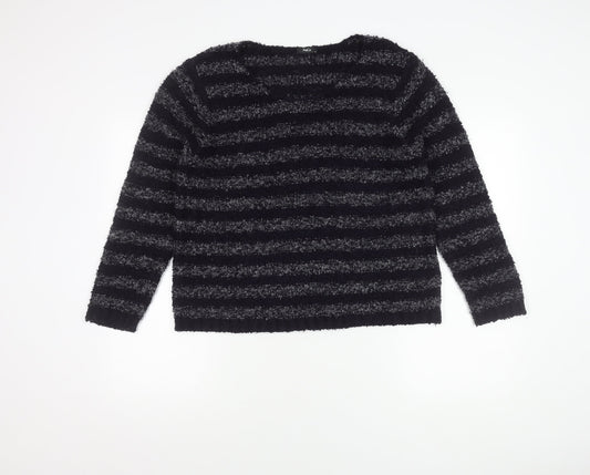 Womens UK Size 14 M&Co Blue Pullover Jumper