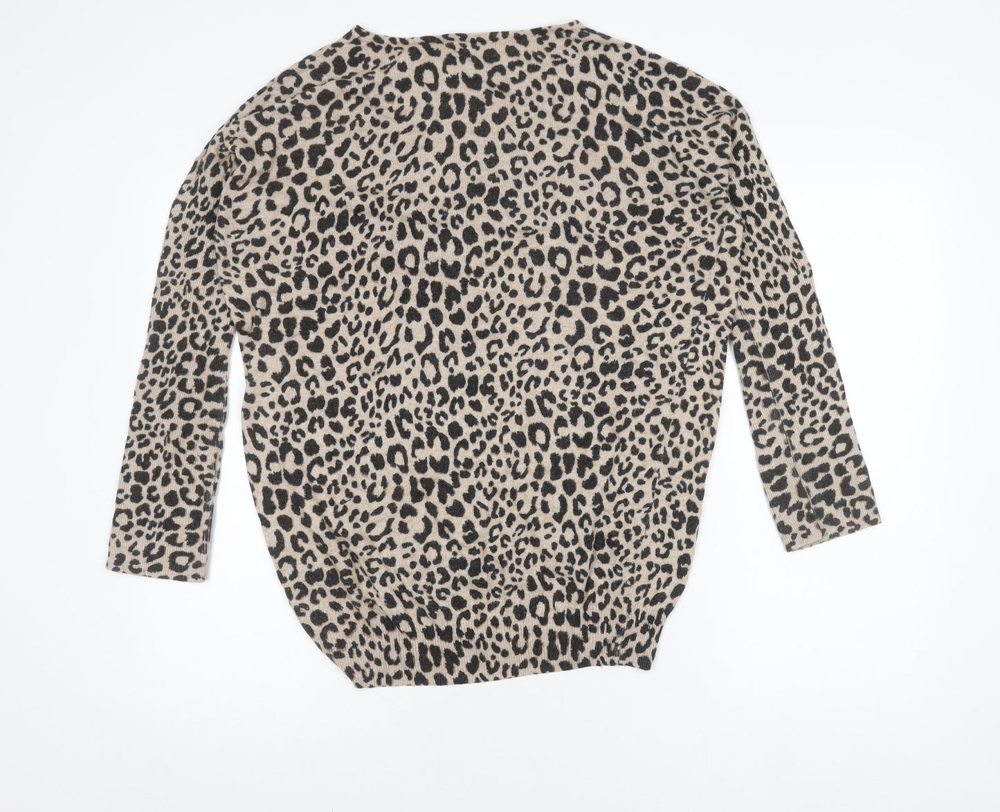 Womens UK Size 12 New Look Beige Pullover Jumper