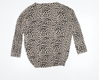 Womens UK Size 12 New Look Beige Pullover Jumper