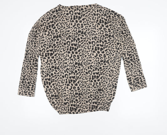Womens UK Size 12 New Look Beige Pullover Jumper