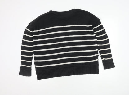 Womens UK Size S H&M Black Pullover Jumper