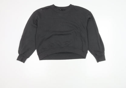 Womens UK Size 12 Zara Black Pullover Jumper