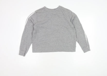 Womens UK Size 10 ASOS Grey Pullover Sweatshirt
