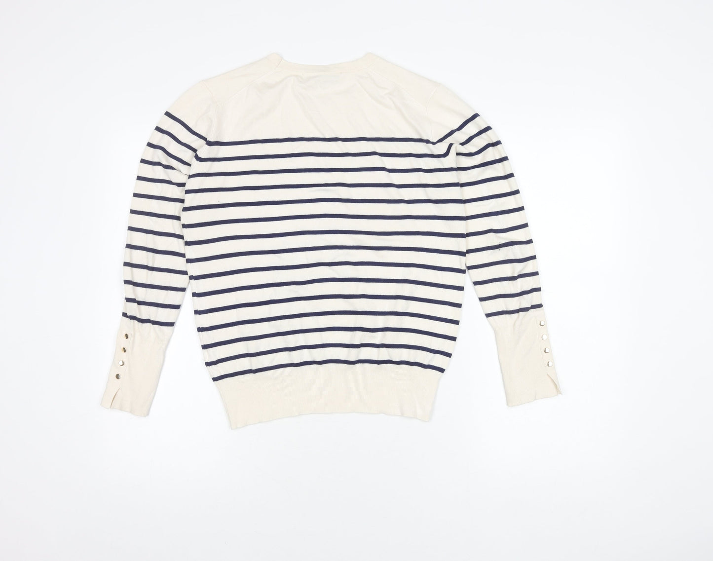 Womens UK Size 16 Zara White Pullover Jumper